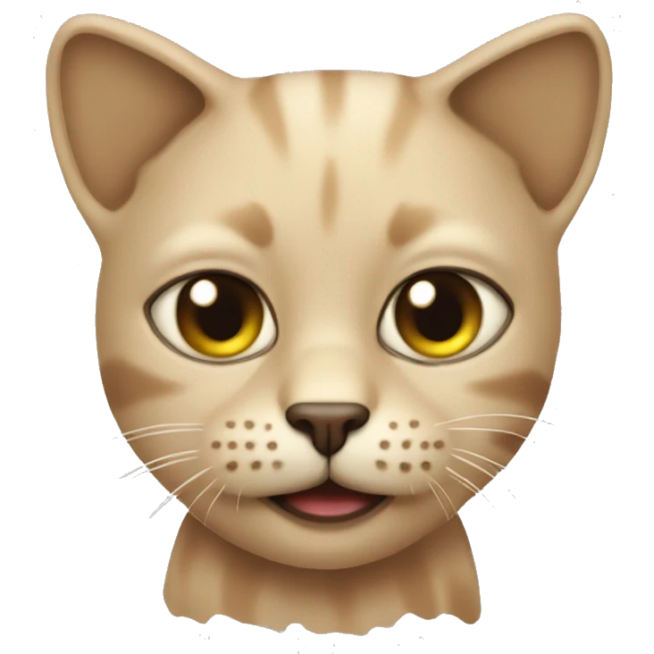 chickpea beige man thing  crazy cat emoji