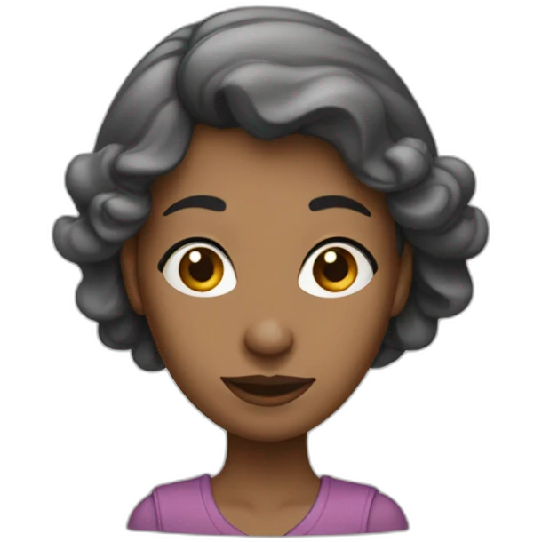 Femme voilée qui souris emoji