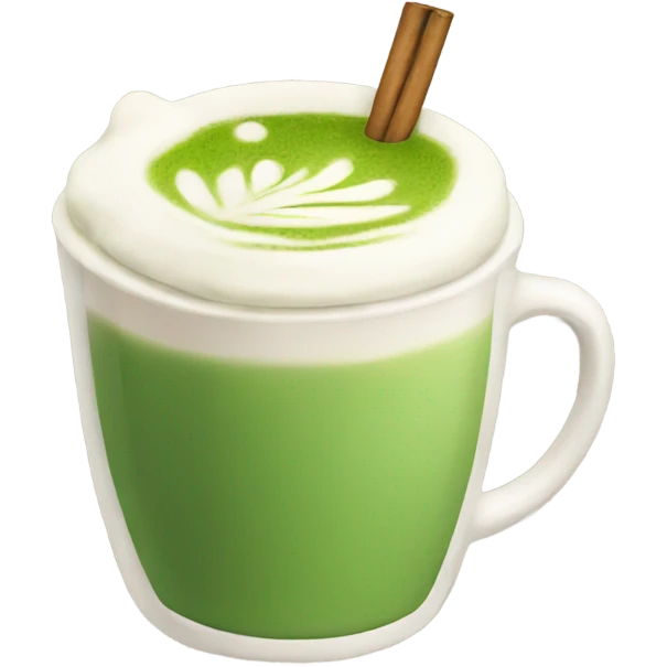 Matcha latte  emoji