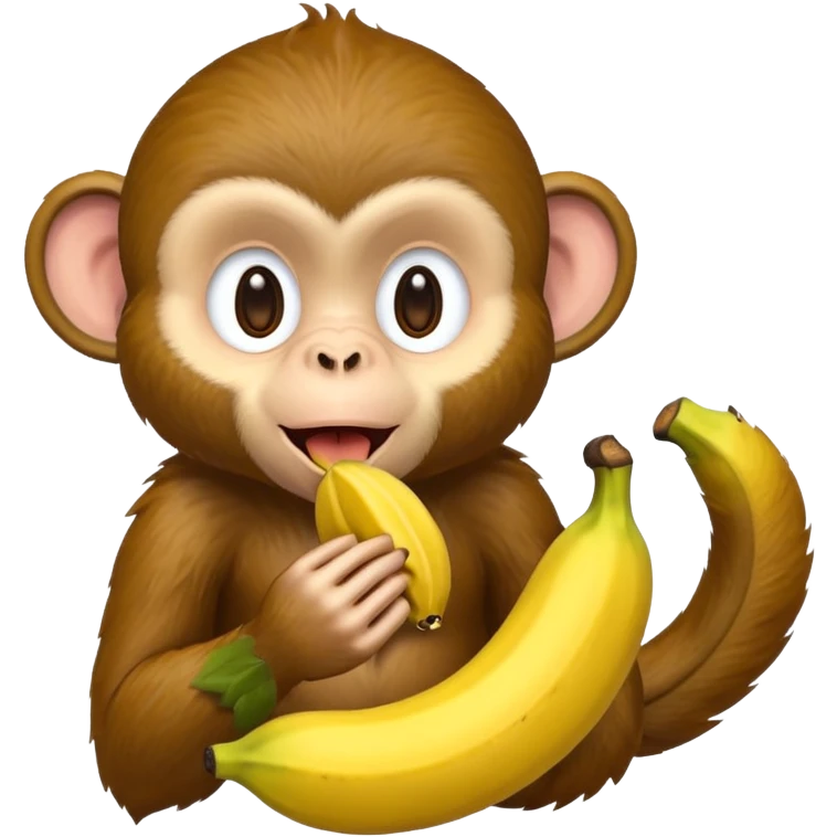 monkey eating a banana  emoji
