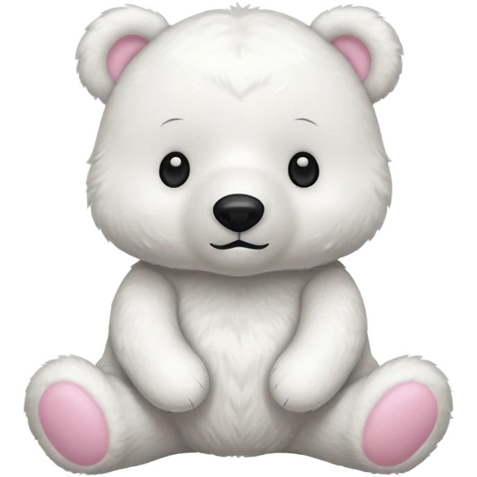 white bear doll emoji
