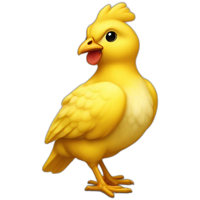 Poussin jaune emoji