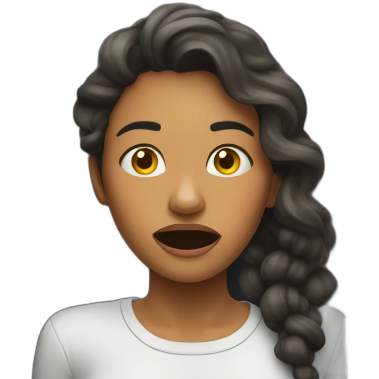 farting woman in an elevator they can't breath emoji