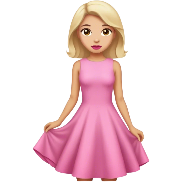 Lady in pink emoji