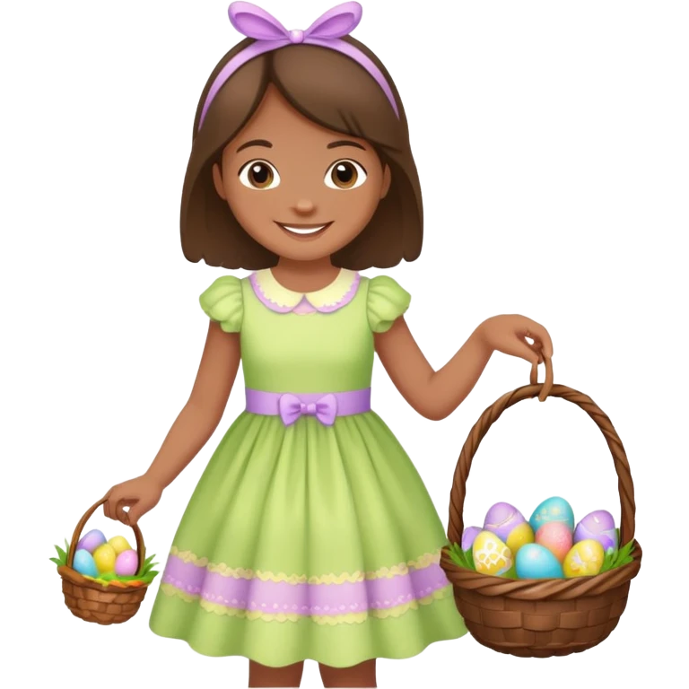 Happy Easter girl  emoji