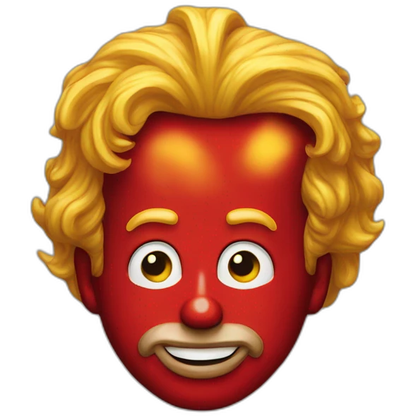 ronald mcdonald trump emoji