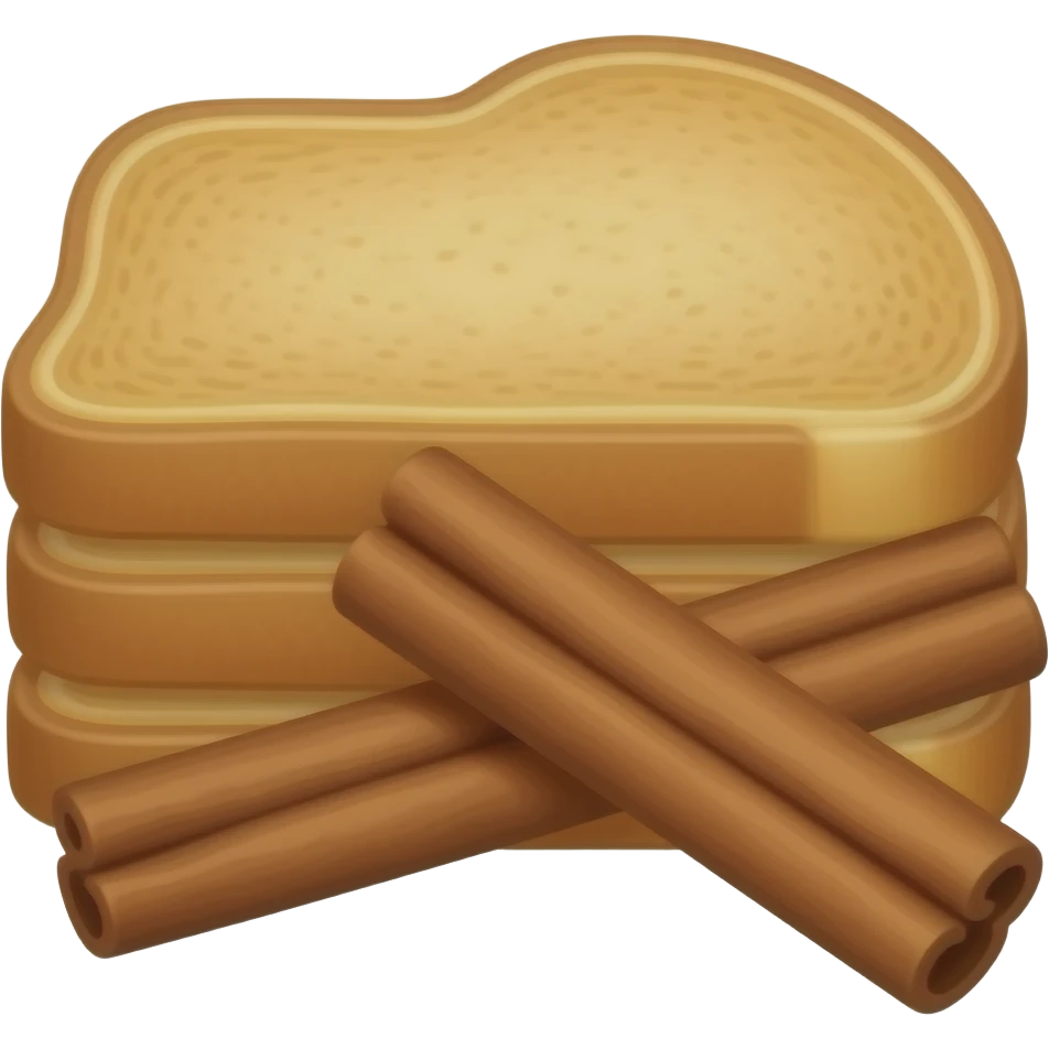 Cinnamon French toast sticks emoji