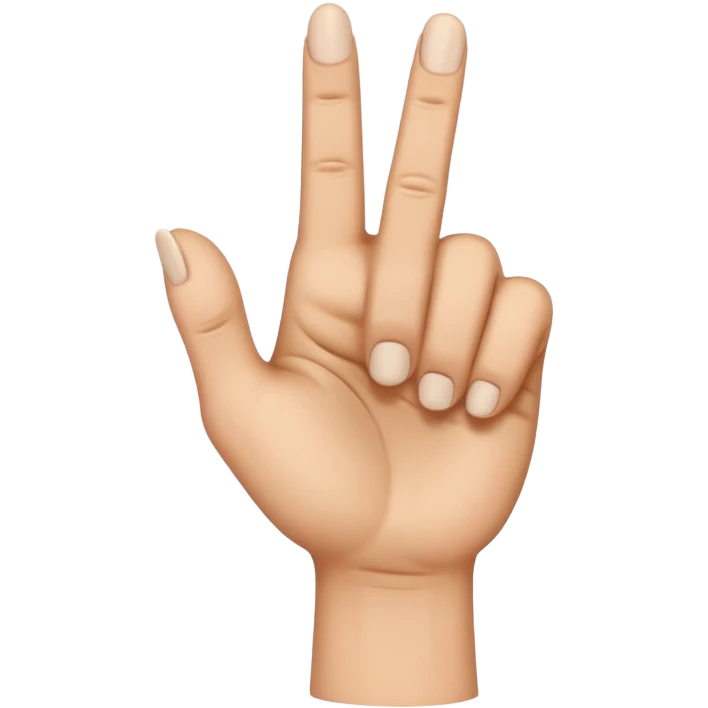 Suspicious middle finger emoji