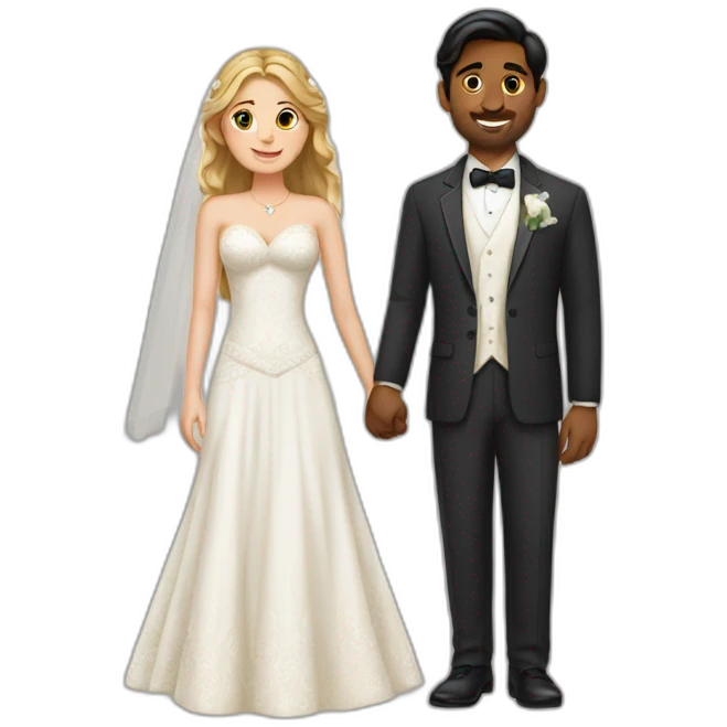 White women marrying indian men emoji