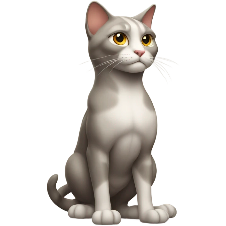 A strong cat emoji