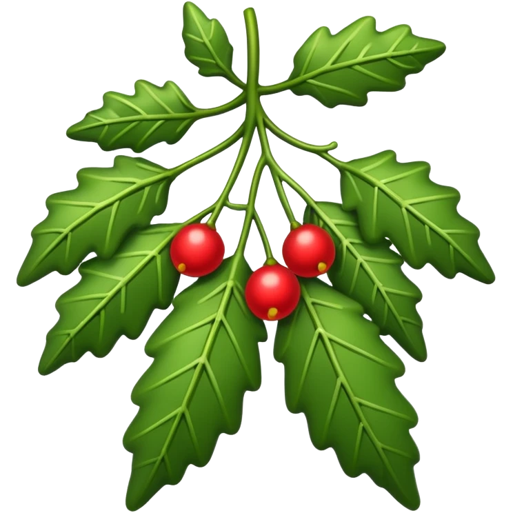 mistletoe  emoji
