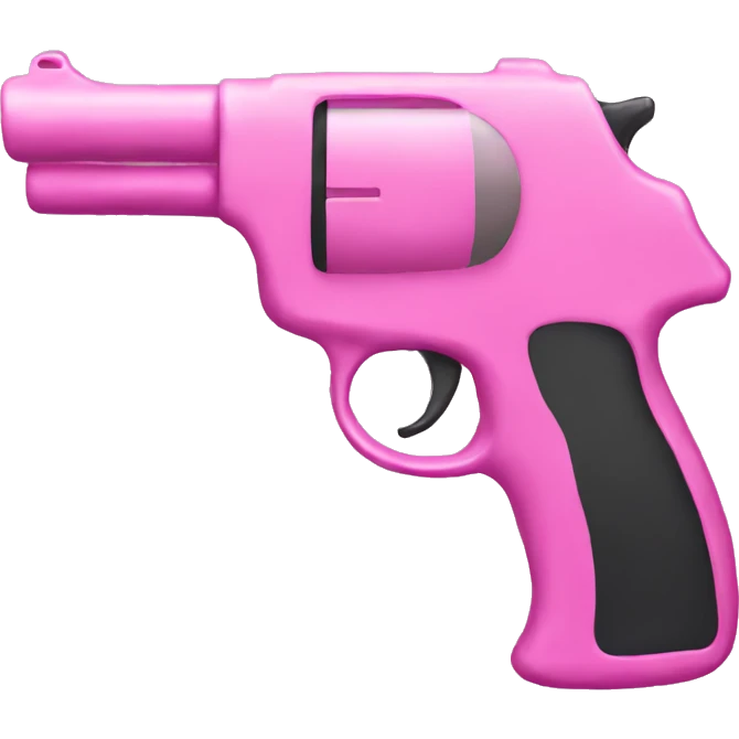 Pink gun emoji