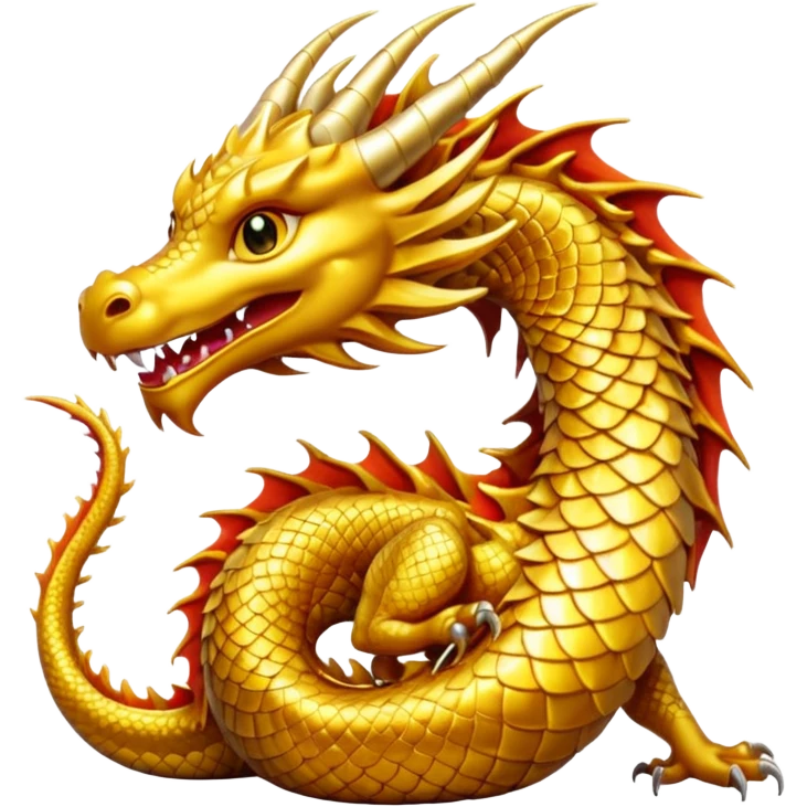 golden dragon emoji