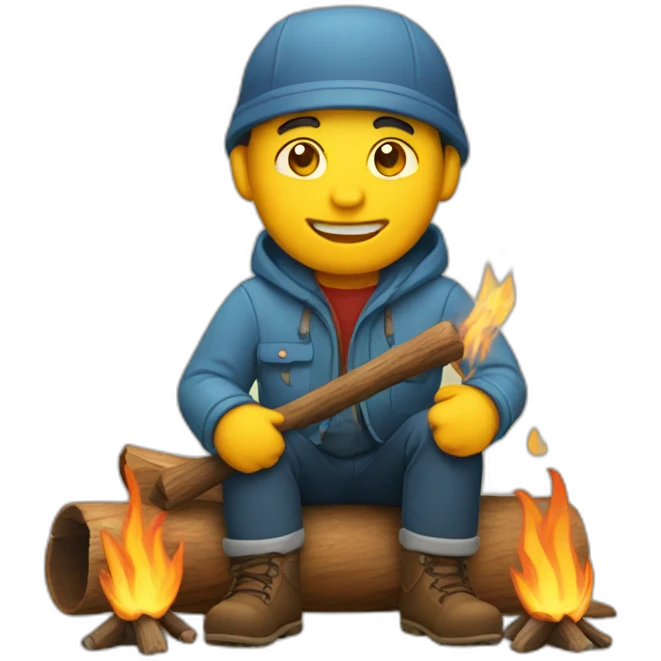 campfire man emoji