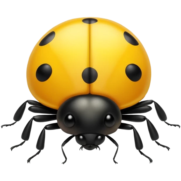 yellow ladybug emoji