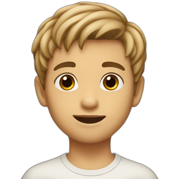 boy of five year, browm hair, browm skin, browm eyes emoji