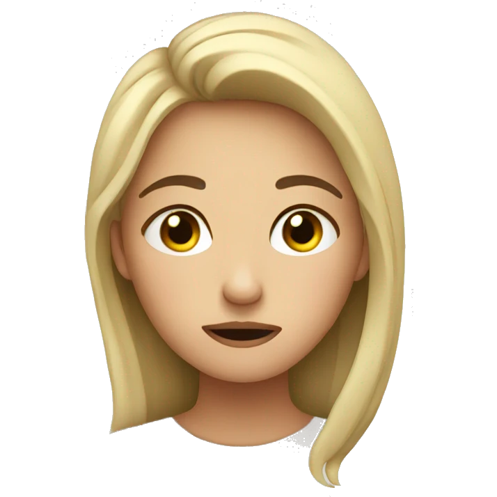 tired girl emoji