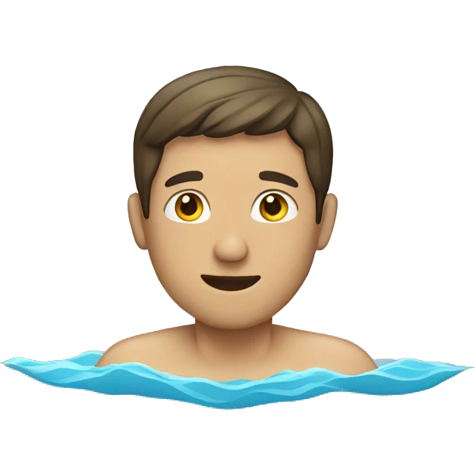 Man swimming emoji