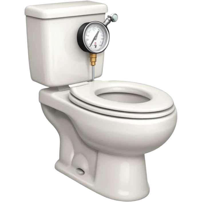 toilet with pressure gauge emoji