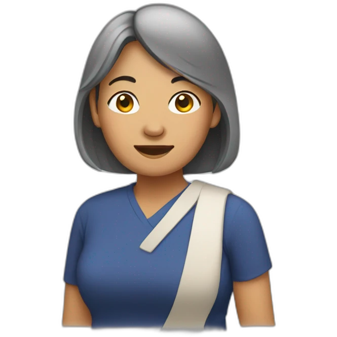 Pilipino middle aged woman emoji