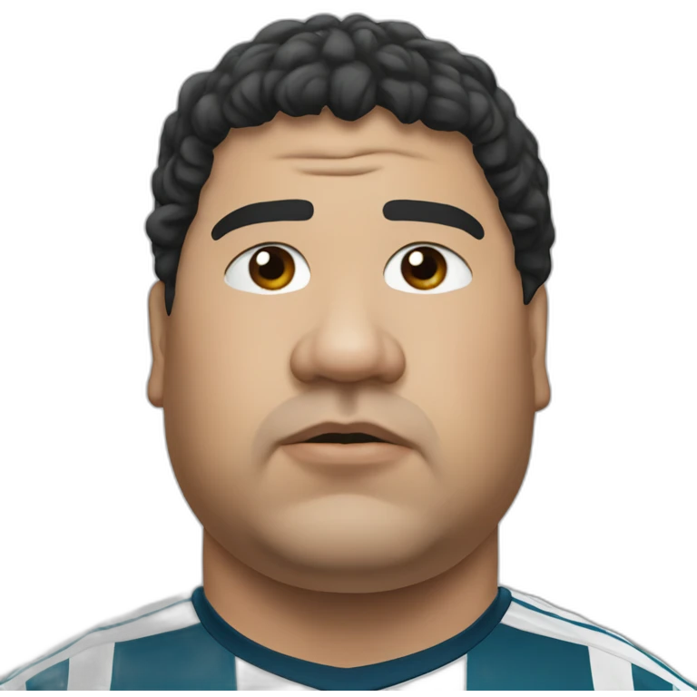 Fat maradona emoji