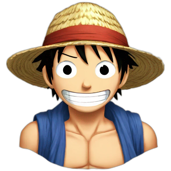 luffy one piece emoji