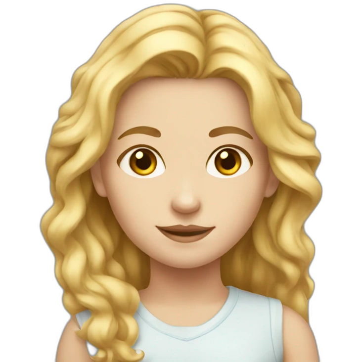 White woman mixed race children  emoji