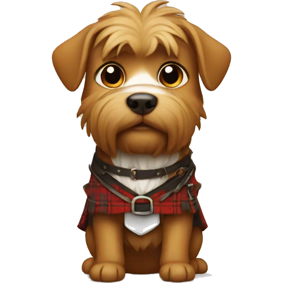 Dog kilt emoji