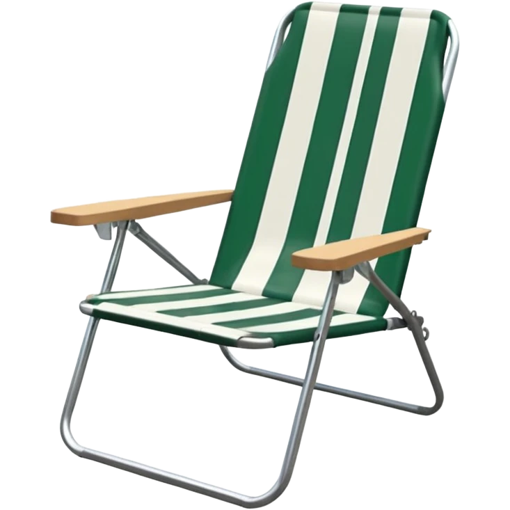 forest green and white lawn chairf emoji