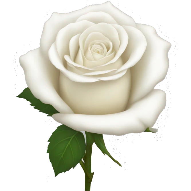 White rose emoji