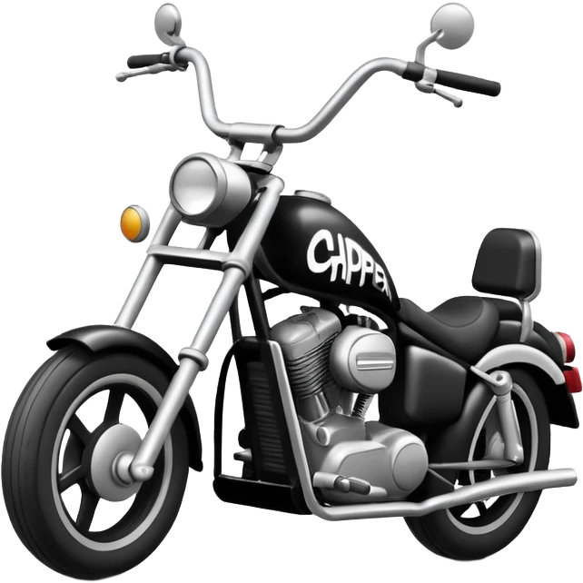 the word Chopper in graffiti emoji