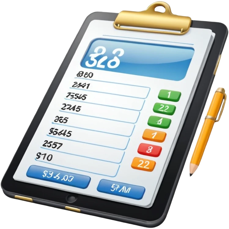 Checking and auditing estimate documents emoji