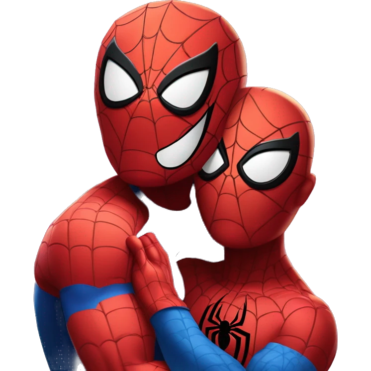 Spider-Man hug chalie-brawl-stars emoji