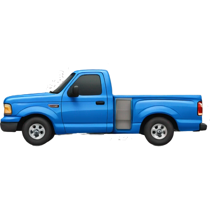 Blue ford truck emoji