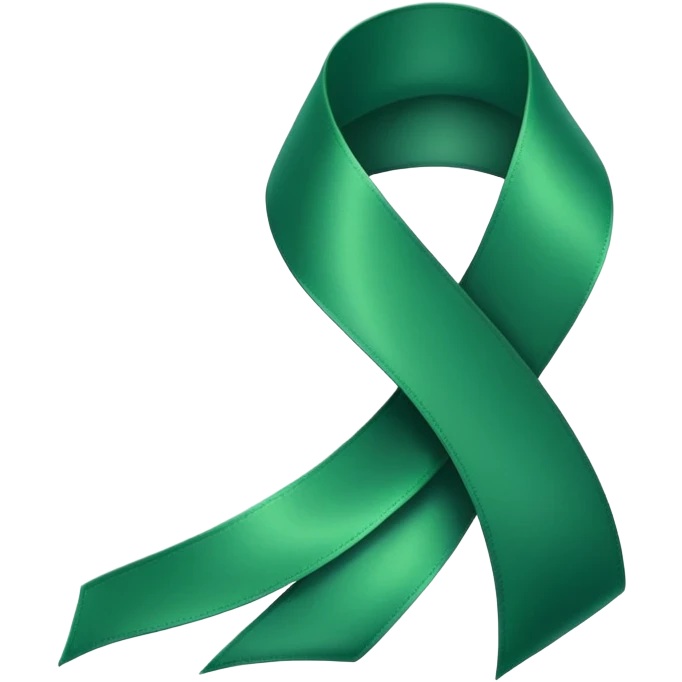 green ribbon emoji