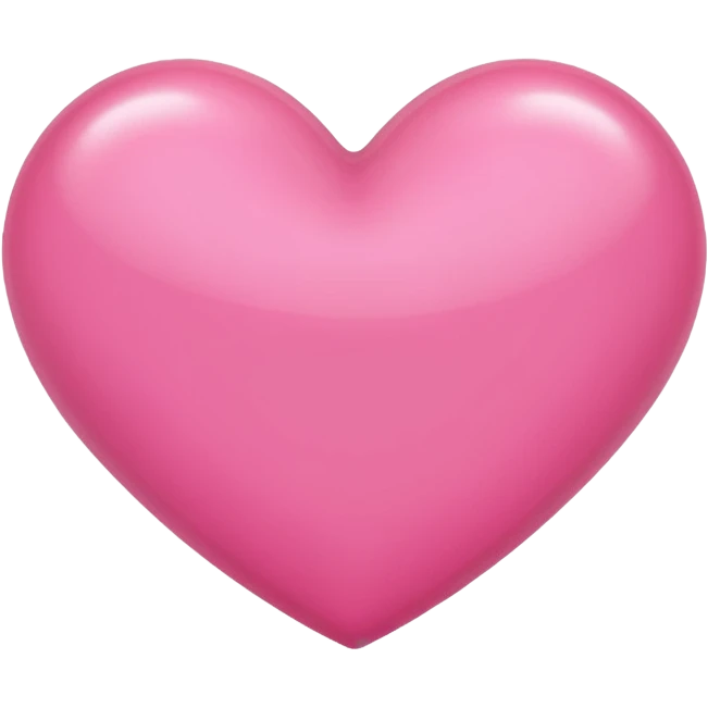 Corazon rosado emoji