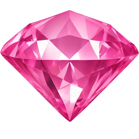 Pink diamond  emoji