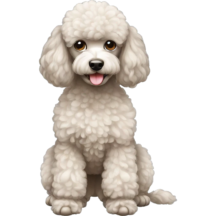 poodle vector emoji