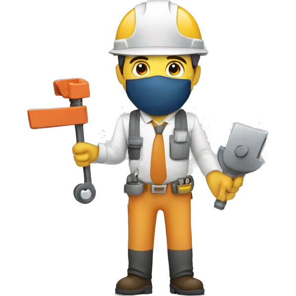 Ingeniero industrial realizando trabajos emoji