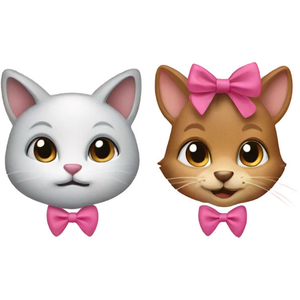 logo cat,squirrel,bow emoji