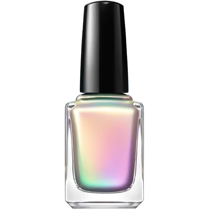 Colorshifting incredibly beautiful shimmering opalescent, pearlescent effect Nail polish, translucent bottle emoji