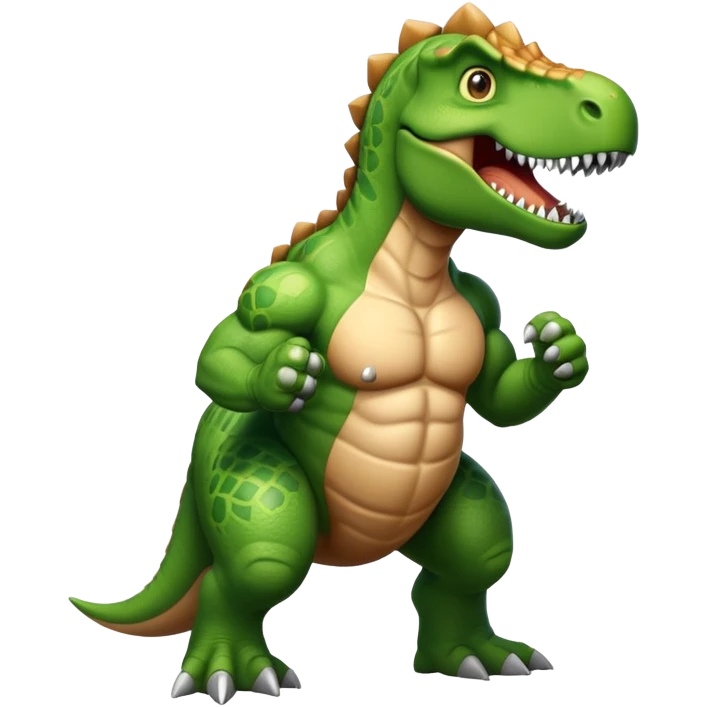Buff dinosaur  emoji