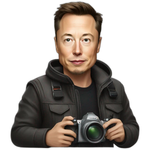 elon musk photographer emoji