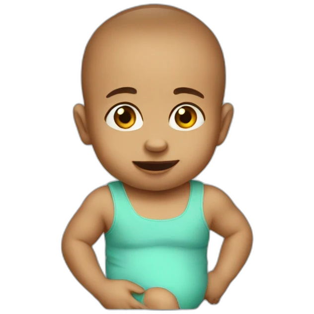 crazy baby emoji