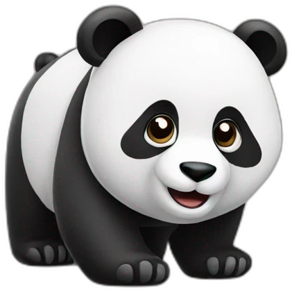 panda patrolling data emoji