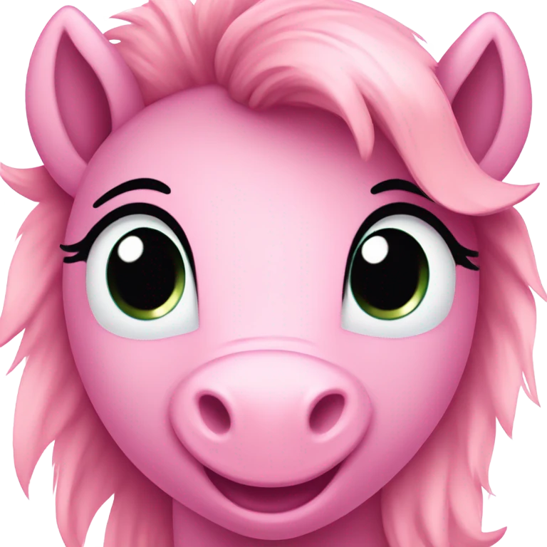 Pink pony emoji