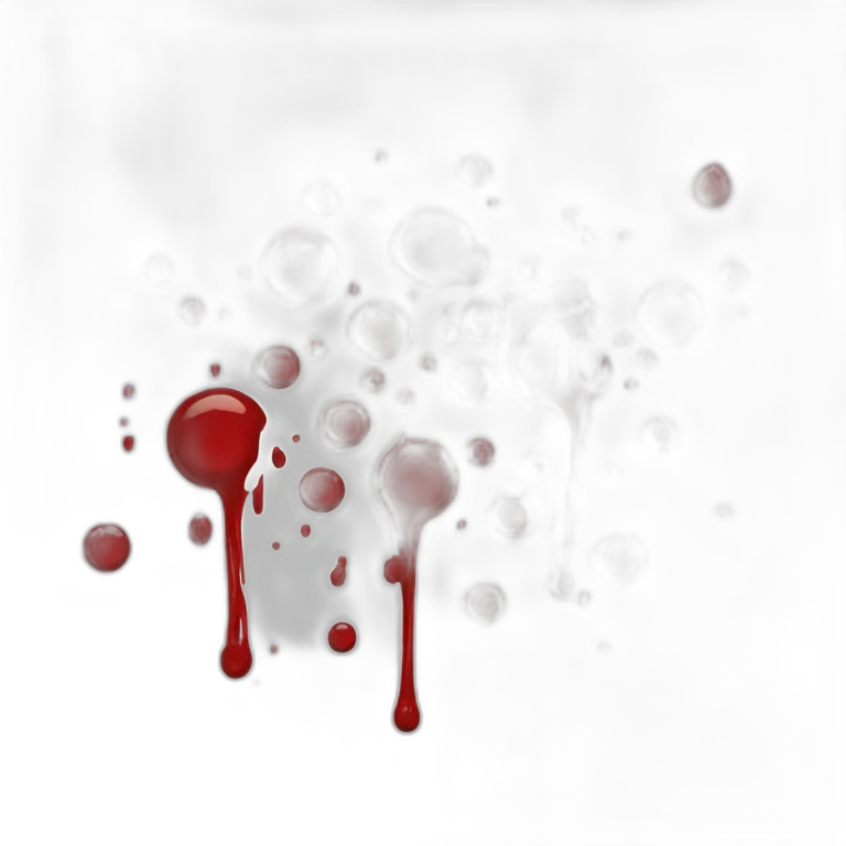 a+ blood splatter emoji