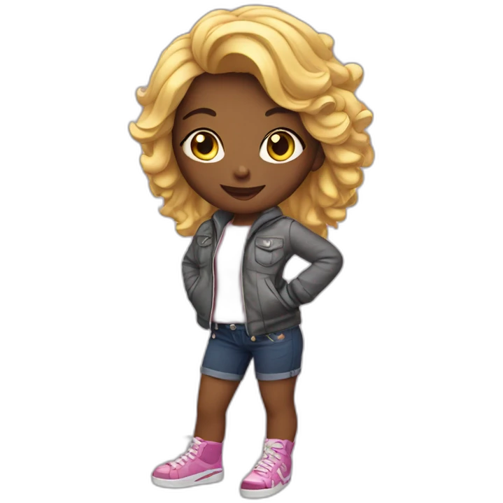 superstar girl emoji