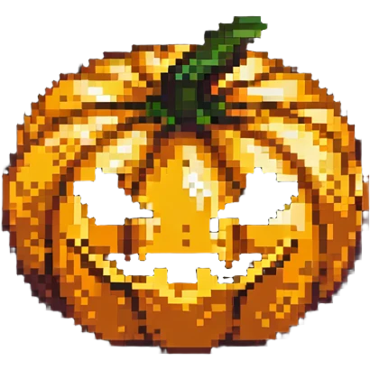 sweet pumpkin fruit, no face, no jack-o-lantern emoji