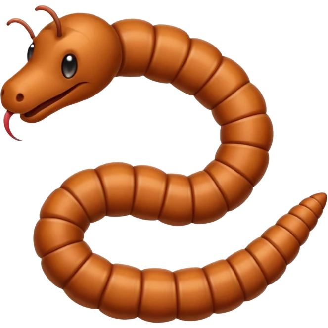 worm emoji